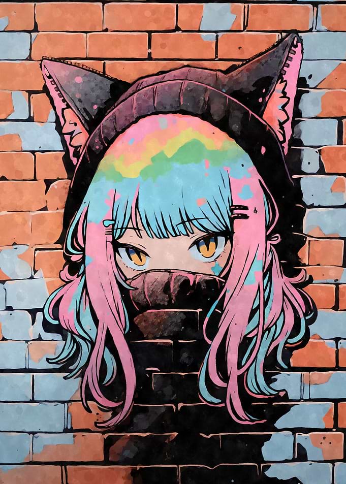 Aesthetic Anime Graffiti