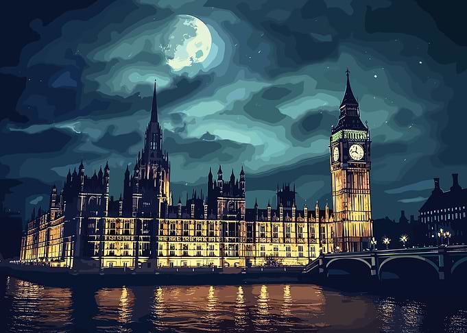 London Stormy Day