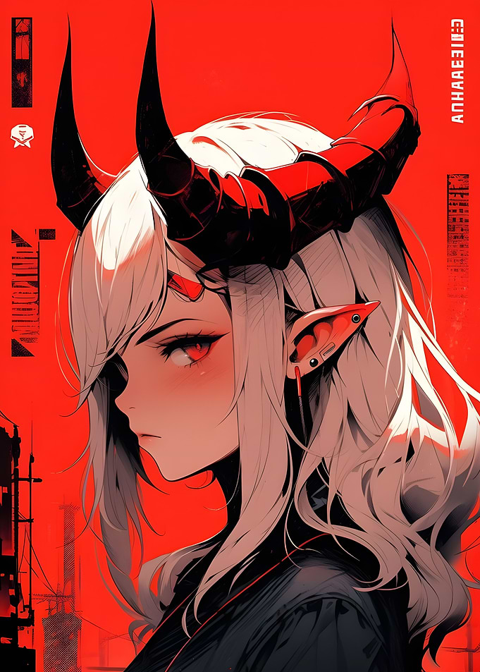 Anime Demon Girl