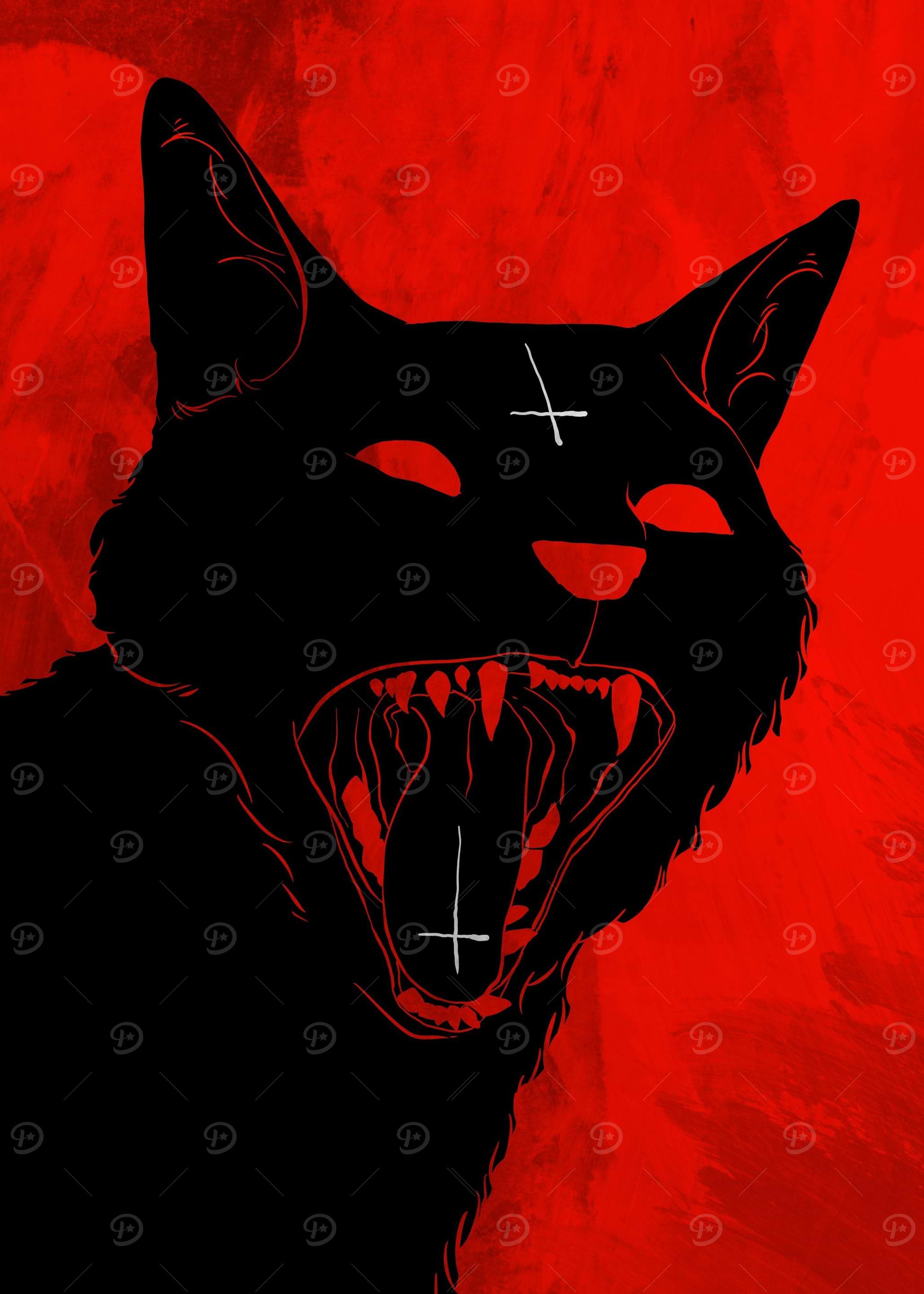 evil cat