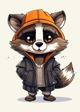 Cutes Raccoon