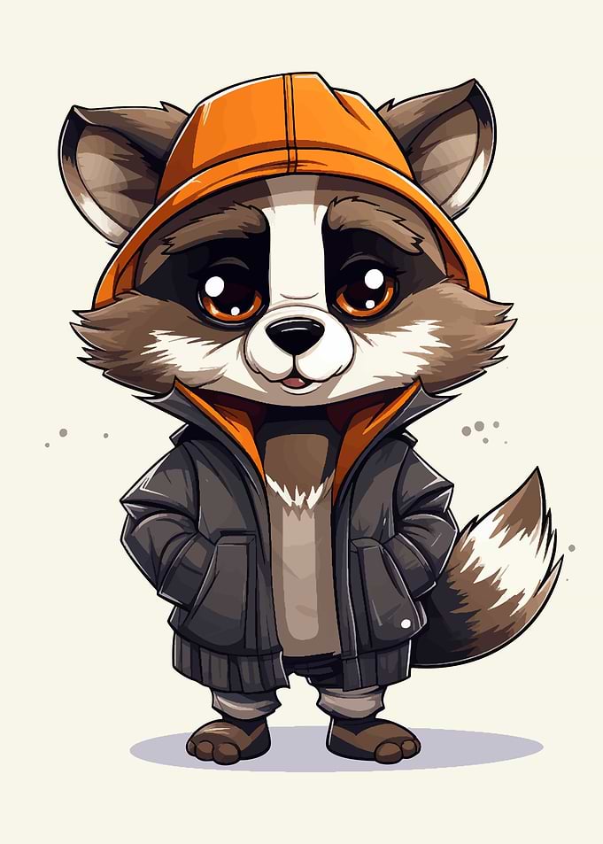 Cutes Raccoon