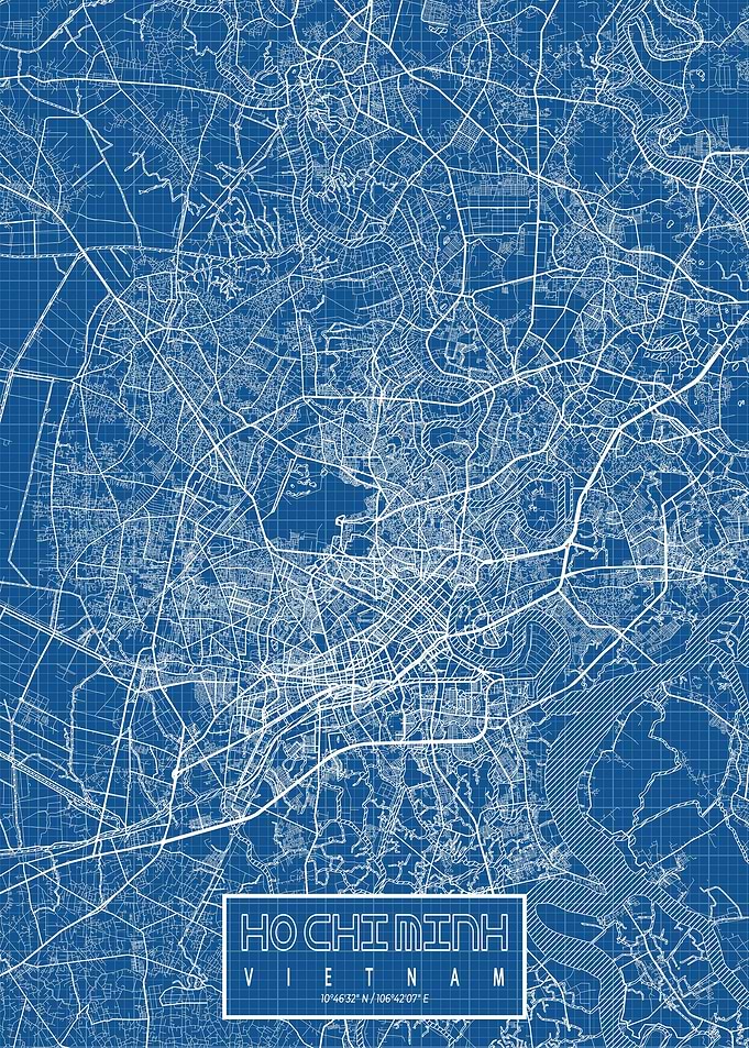 Ho Chi Minh Map Blueprint