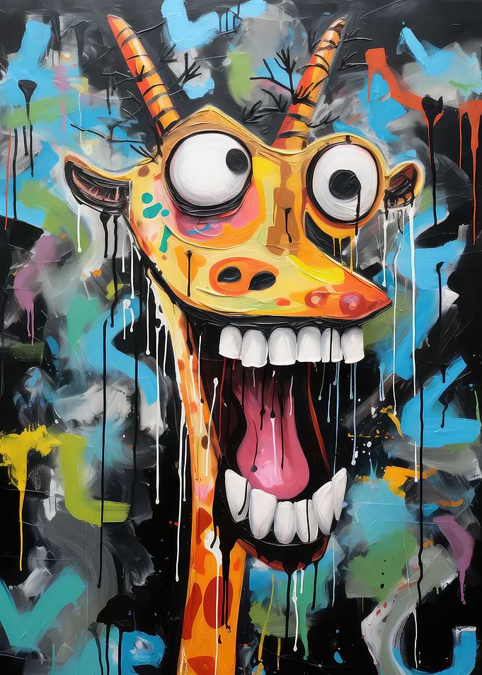 Graffiti StreetArt Giraffe