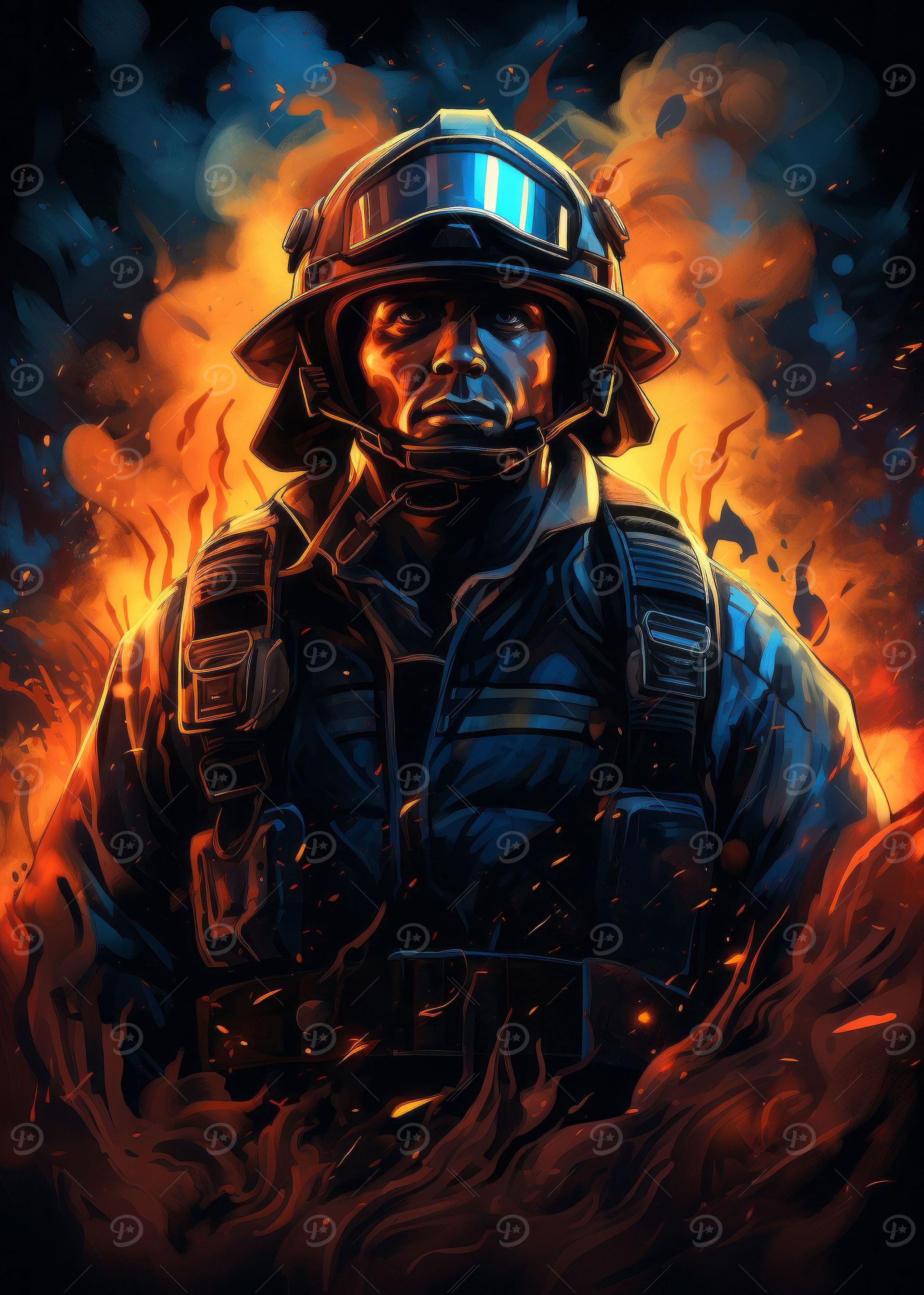 Firefighter Flame