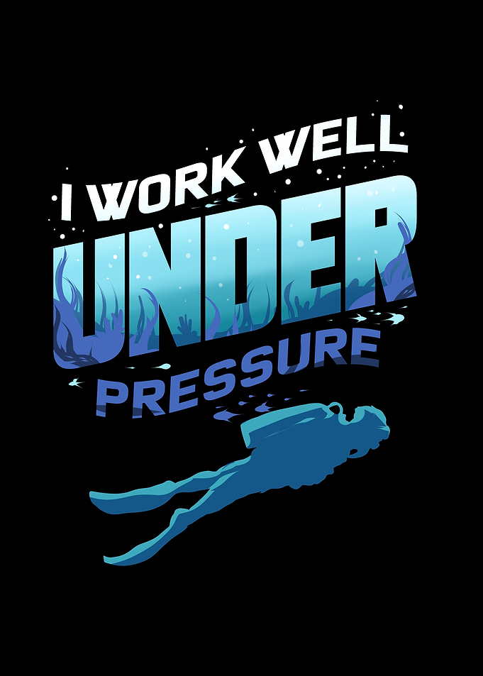 Funny Scuba Diver Diving