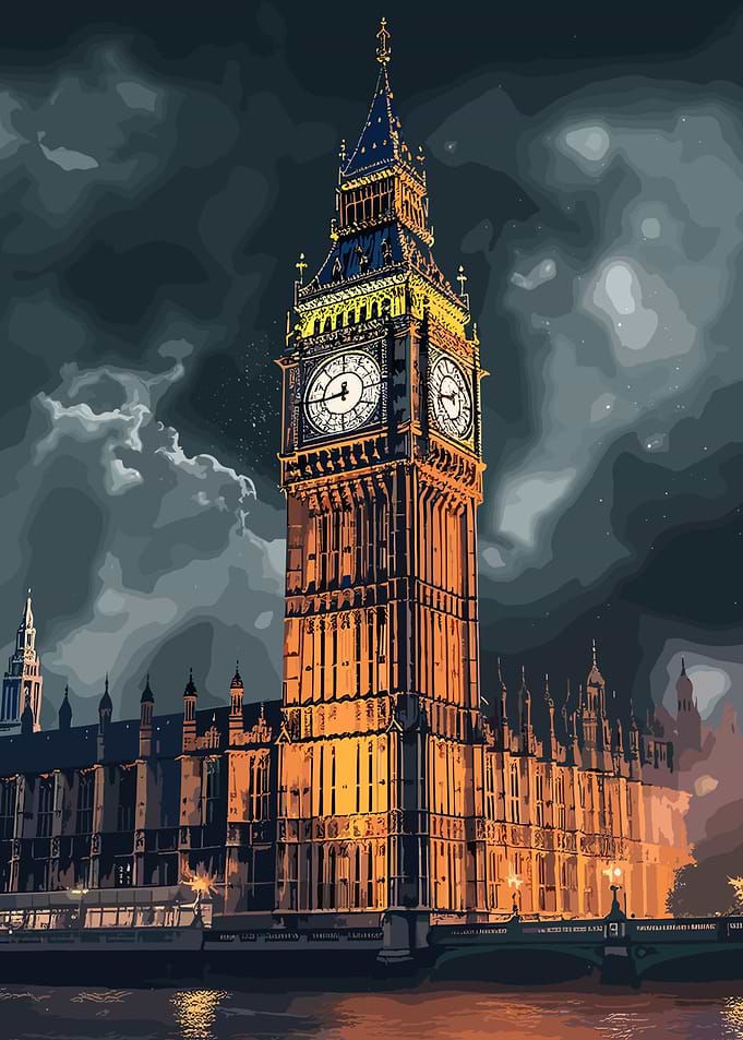 London Stormy Day