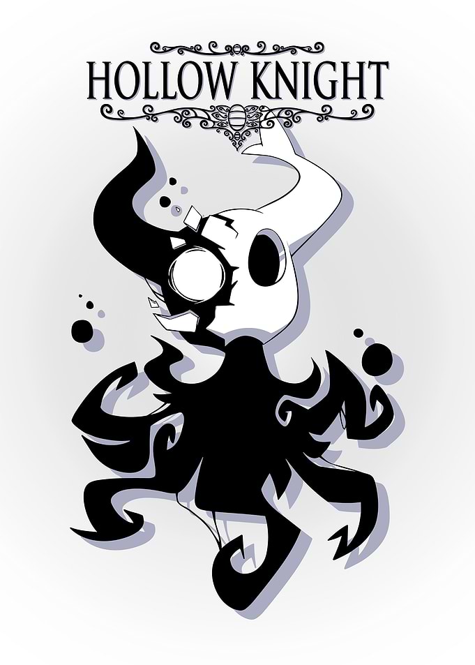 Hollow Black White