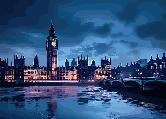 London Stormy Day