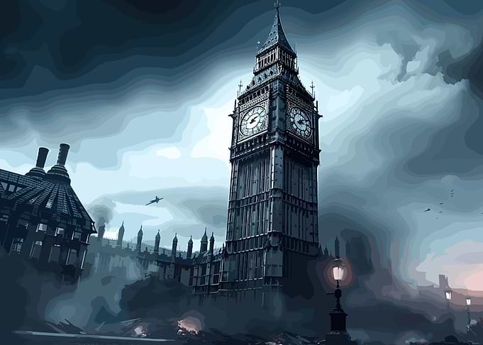 London Stormy Day