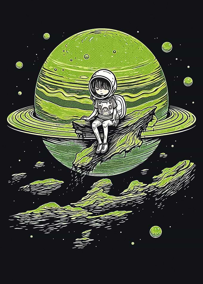 Vintage Old Planet