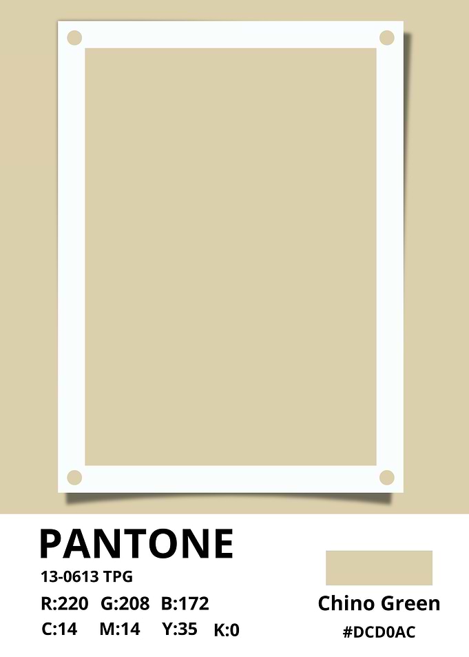 pantone chino green