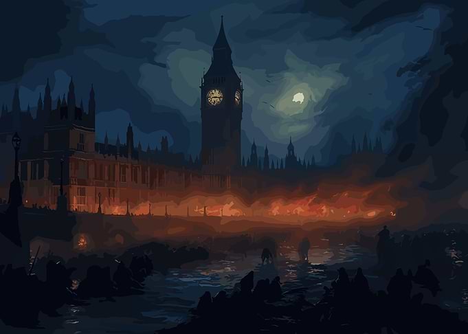 London Stormy Day
