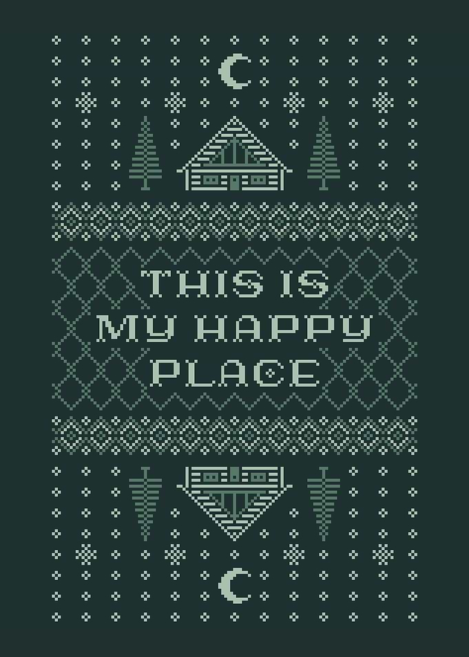 Cozy Winter Home Saying