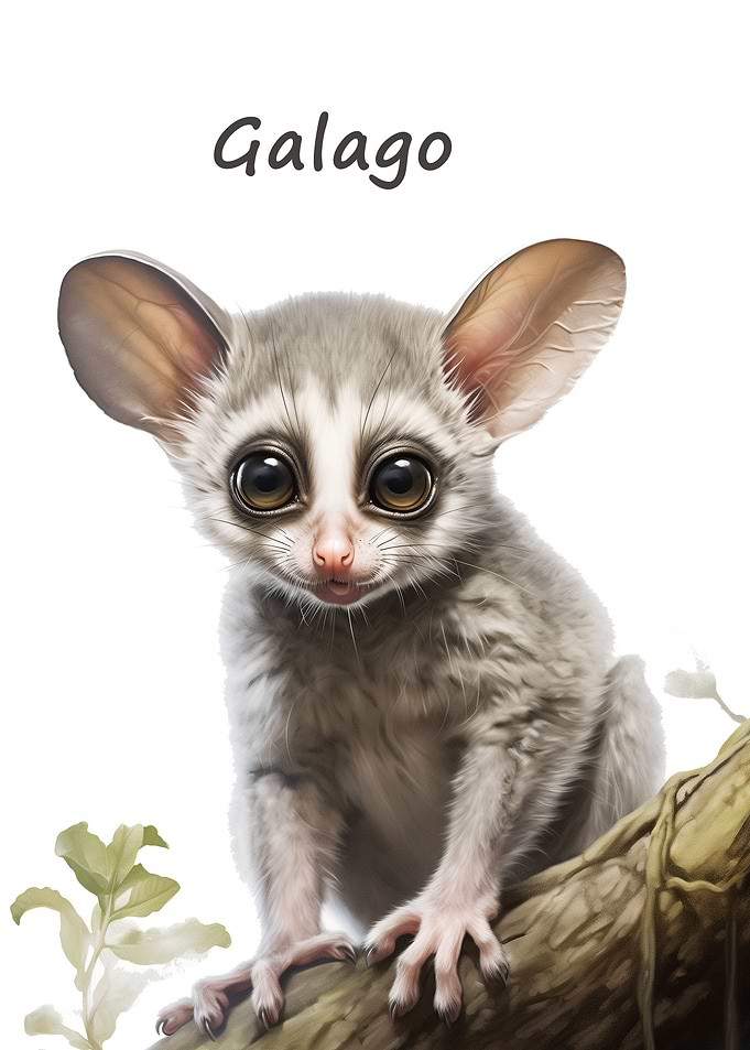 Galago Baby art