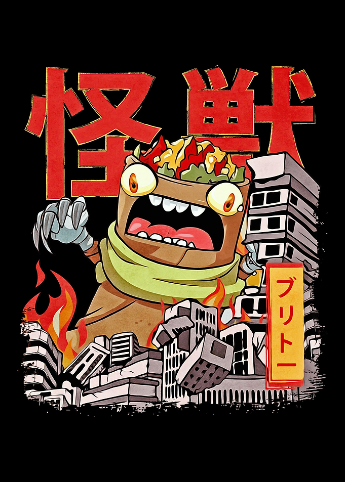 Kaiju Burrito Japanese