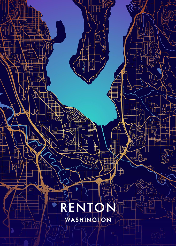 Renton Washington Map