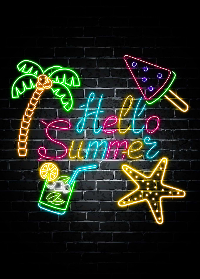 Neon Summer Time