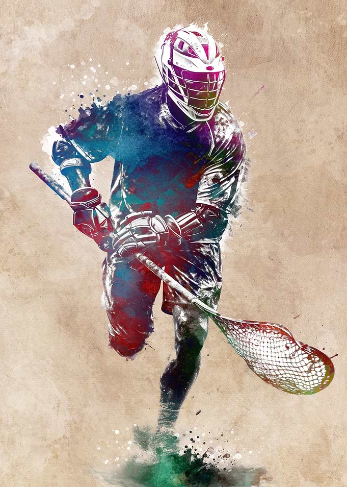 Lacrosse player
