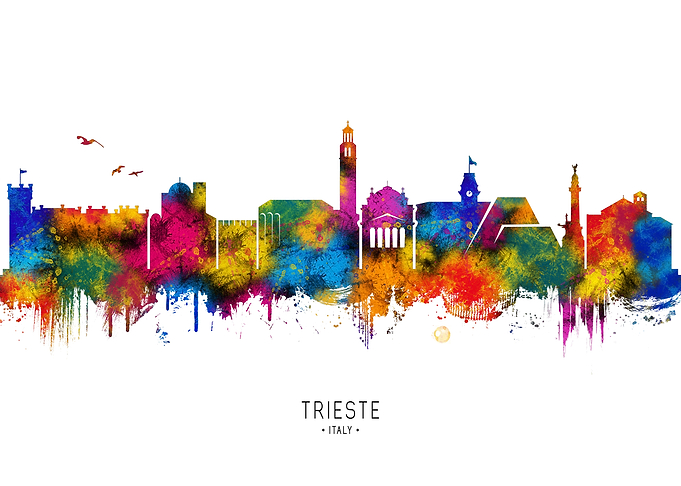 Trieste Italy Skyline