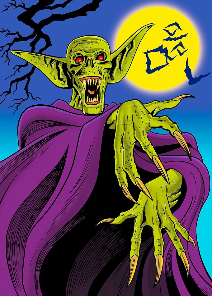 Comic Horror Vampire