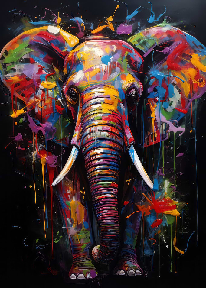 Elephant Abstract