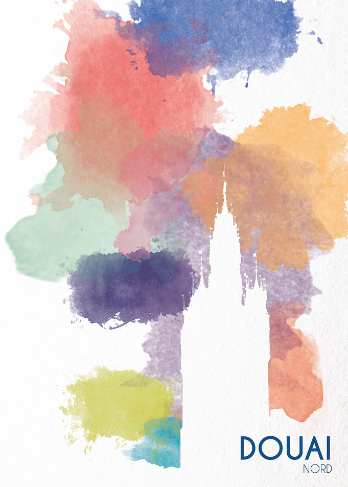 DOUAI pastel