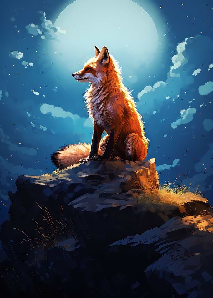 Red Fox in Forest