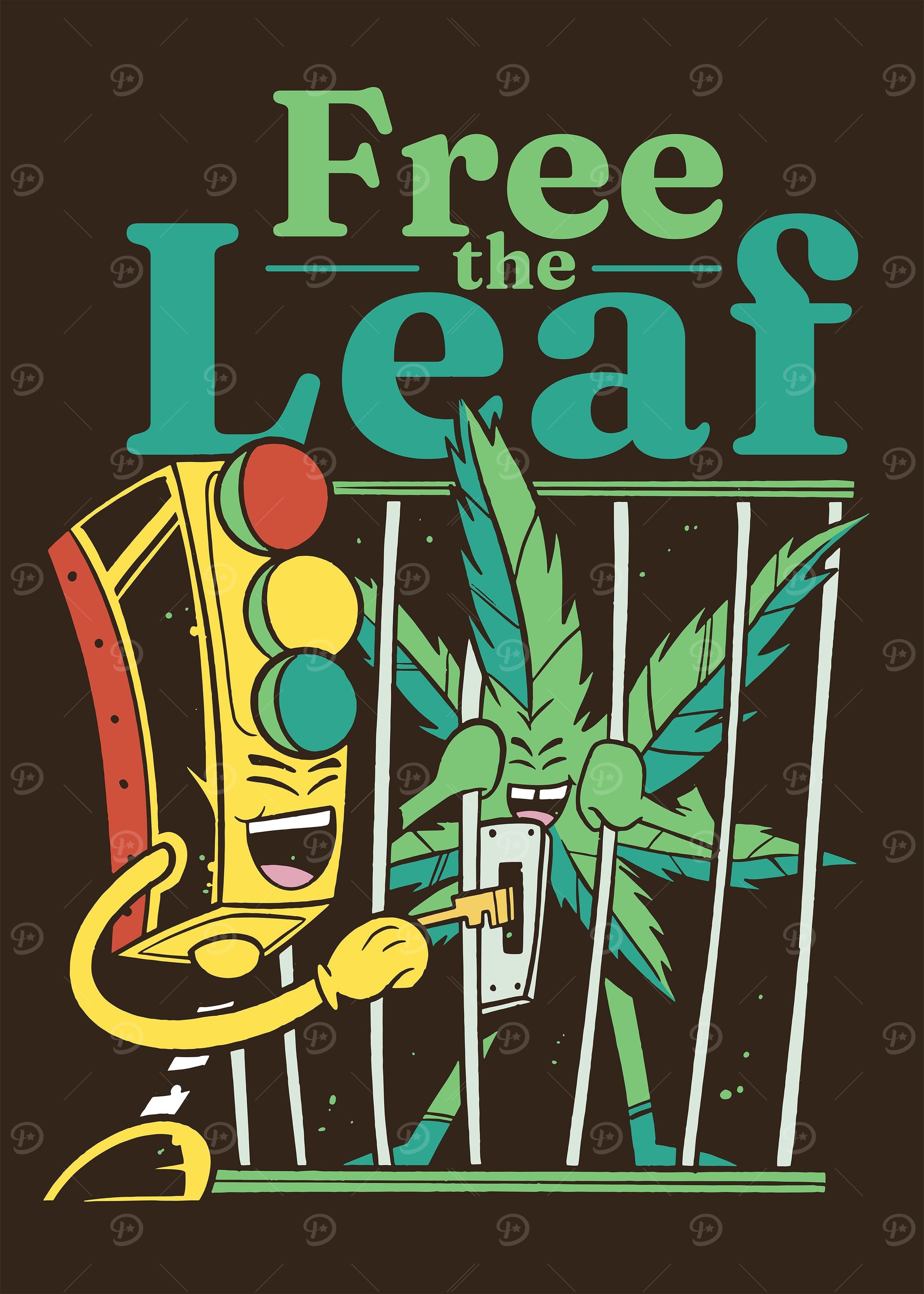 Weed Leaf in Jail
