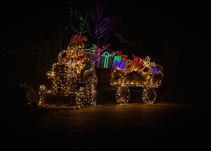 Illuminated Santa