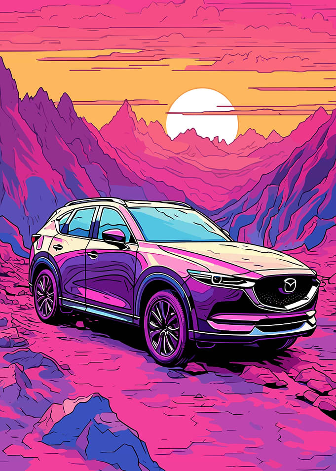 Car Retro Synthwave