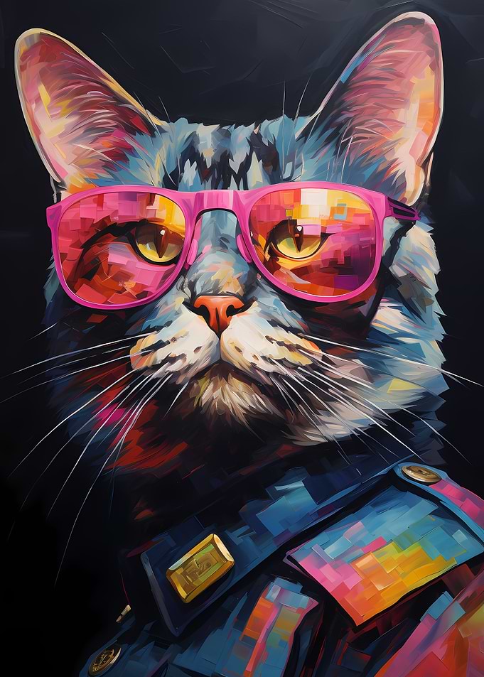 A cat with sunglasses