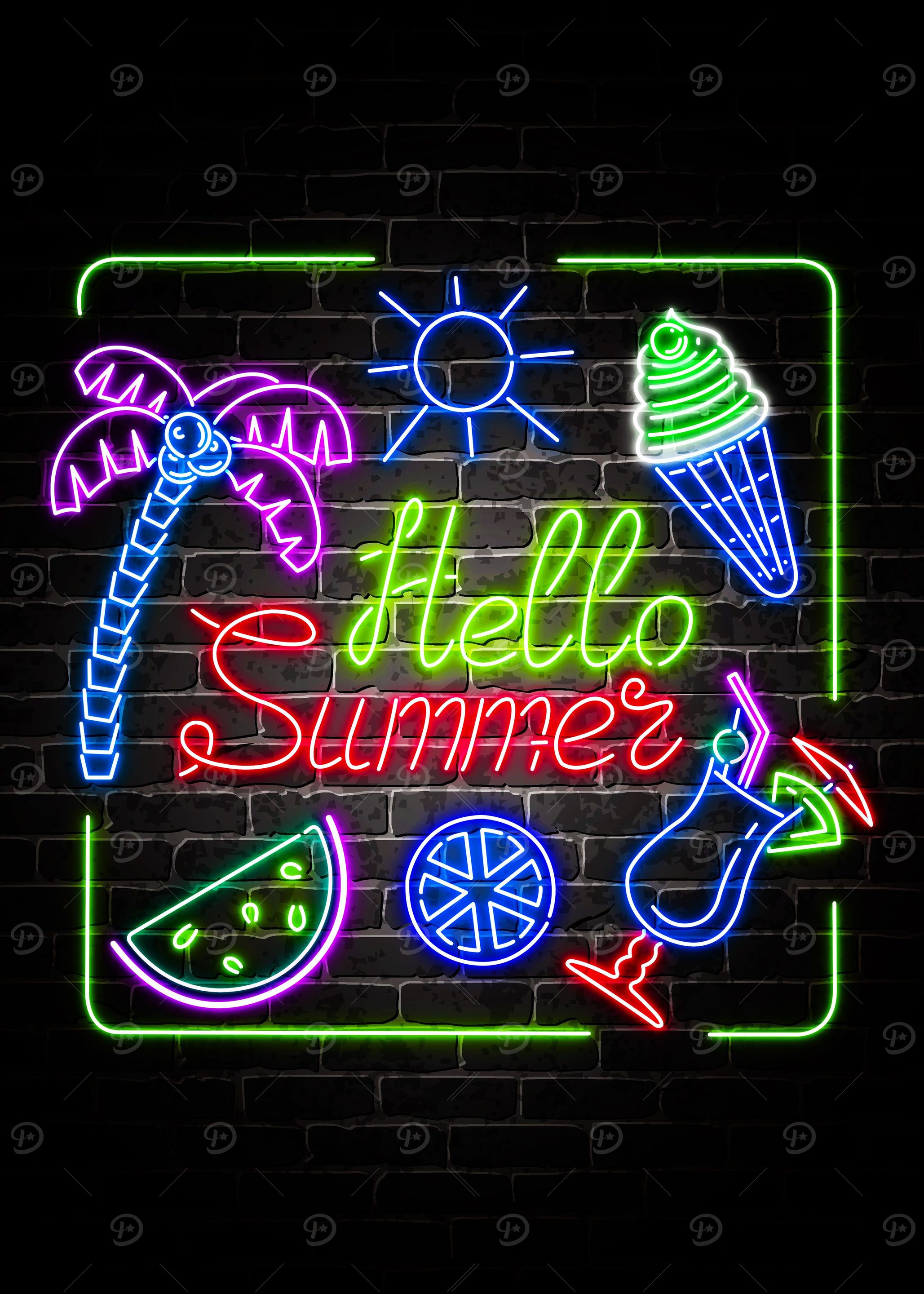 Neon Summer Time