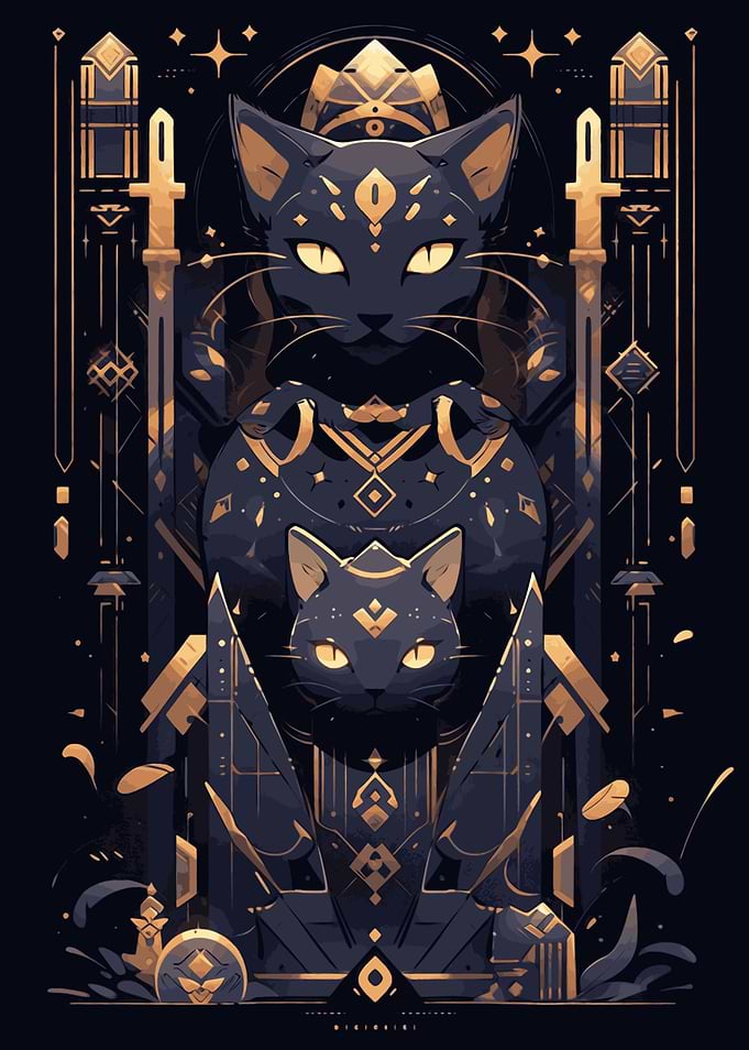 Egyptian Cat Guardian
