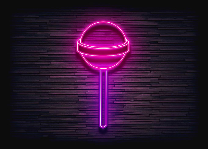 Lollipop Neon Sign