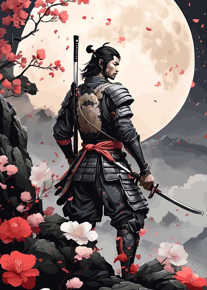 Japanese Samurai Sakura