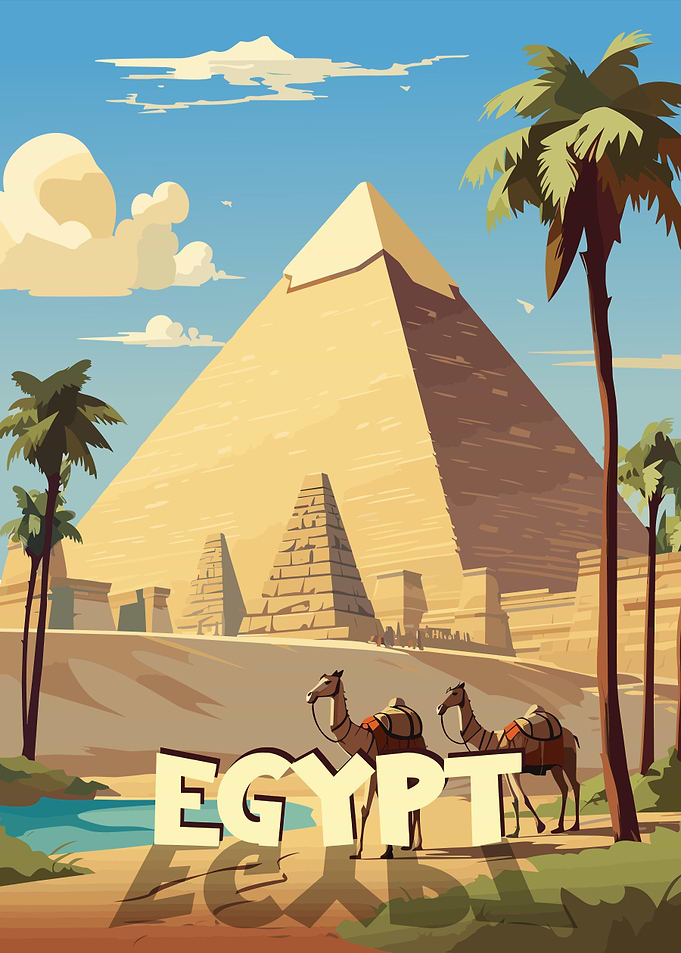 Pyramids of Giza Egypt