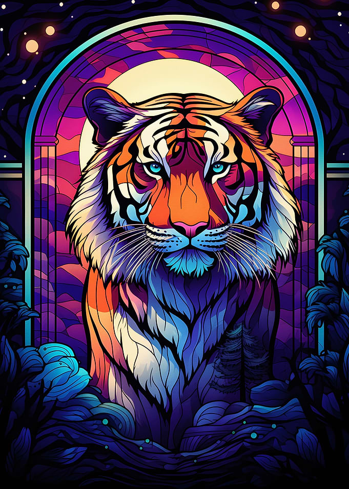 Fantastic Tiger the wild