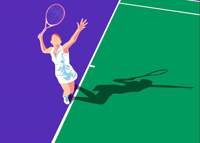 tennis smash move