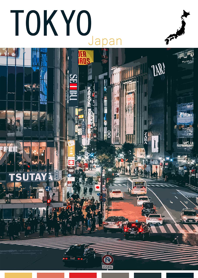 TOKYO TRAVEL POSTER