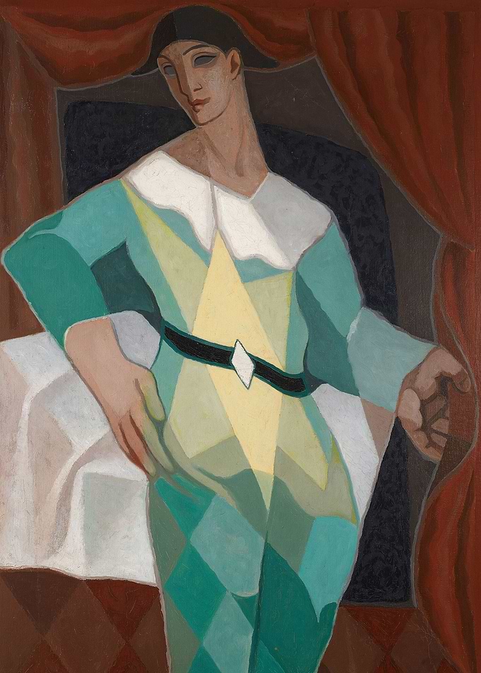 Juan Gris Arlequin 1925