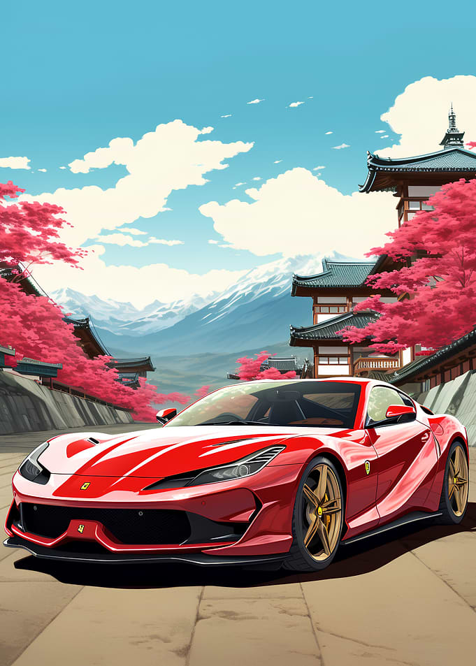 Ferrari 812 Vector vibes