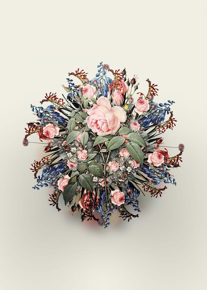 Fragrant Rosebush Wreath