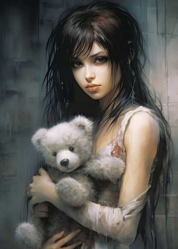 Woman teddy