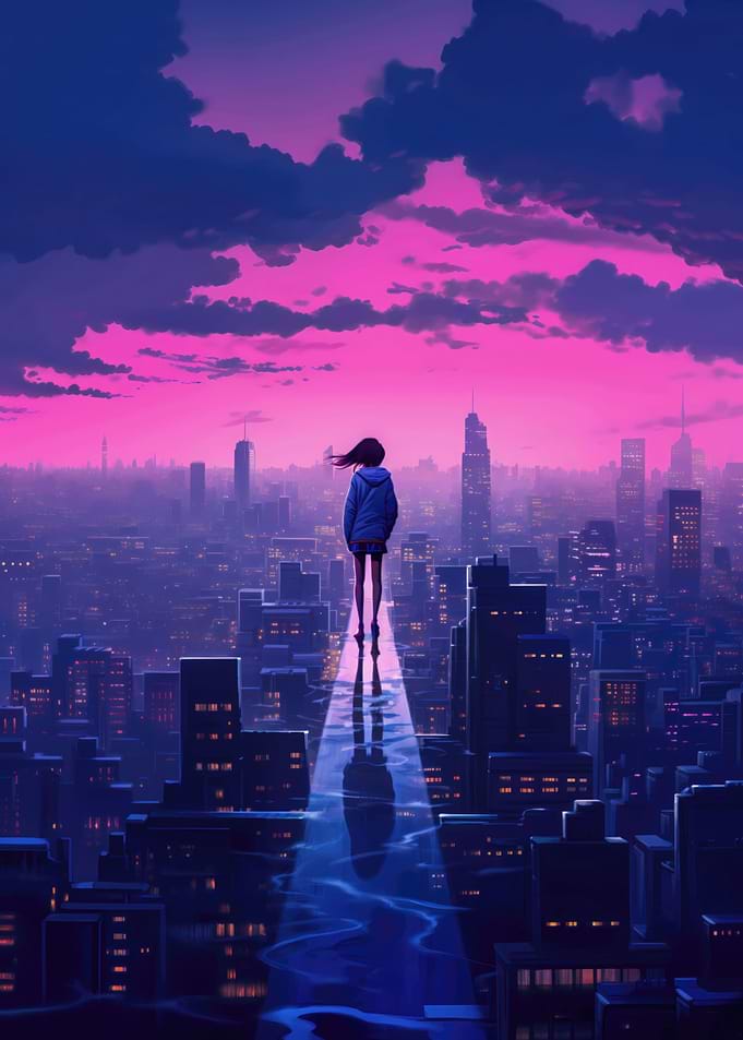 Neon City Girl