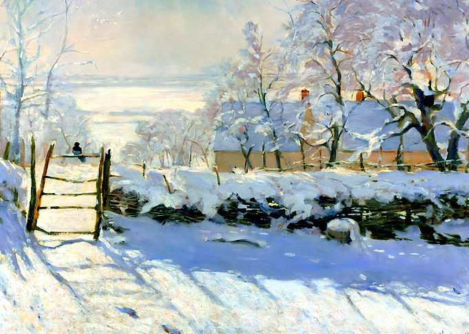 Claude Monet The Magpie