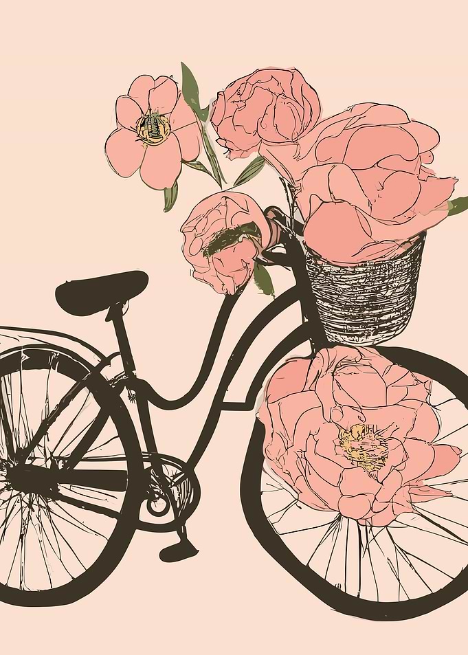 Bike with Flowers