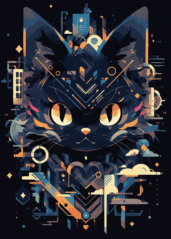 Abstract Purrfection