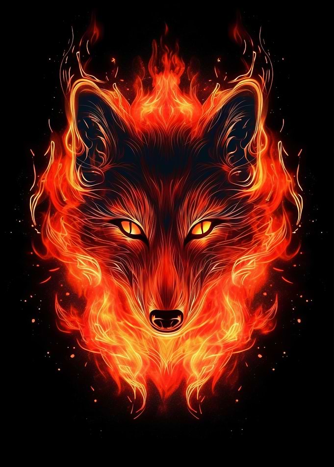 Fire Fox Kitsune
