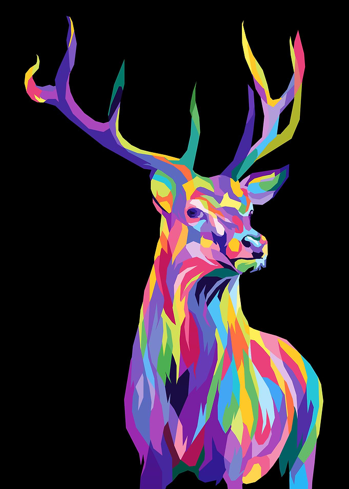 Deer Pop Art